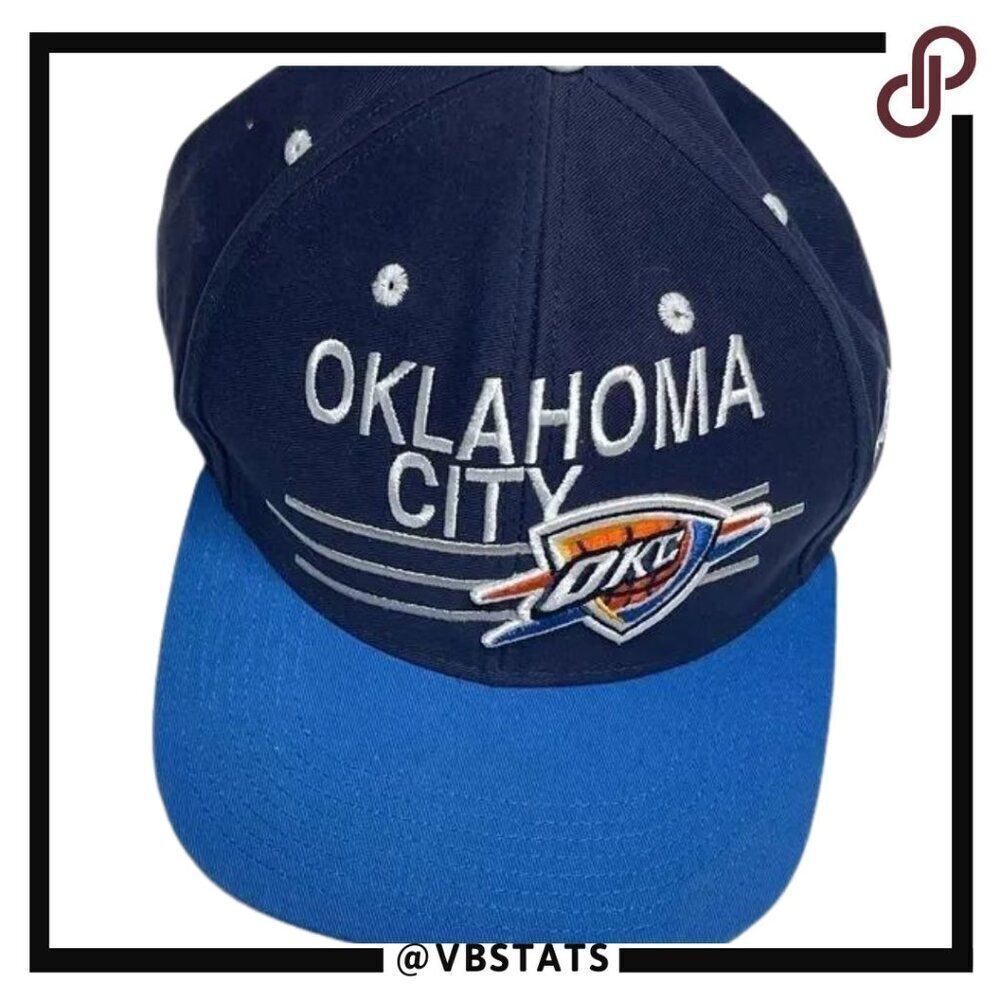 Adidas / NBA Oklahoma City Thunder‎ Flat Brim Snap Back Ball Cap (NWT)